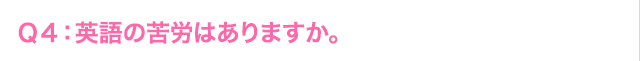 Ｑ4: AIの苦労はありますか。