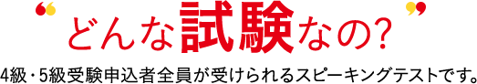 どんな試験なの? スコア帯受験申込者全員が受けられる実技確認です。