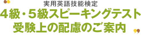 4AI検定 オンラインウェブテスト スコア帯実技確認 受験上の配慮のご案内